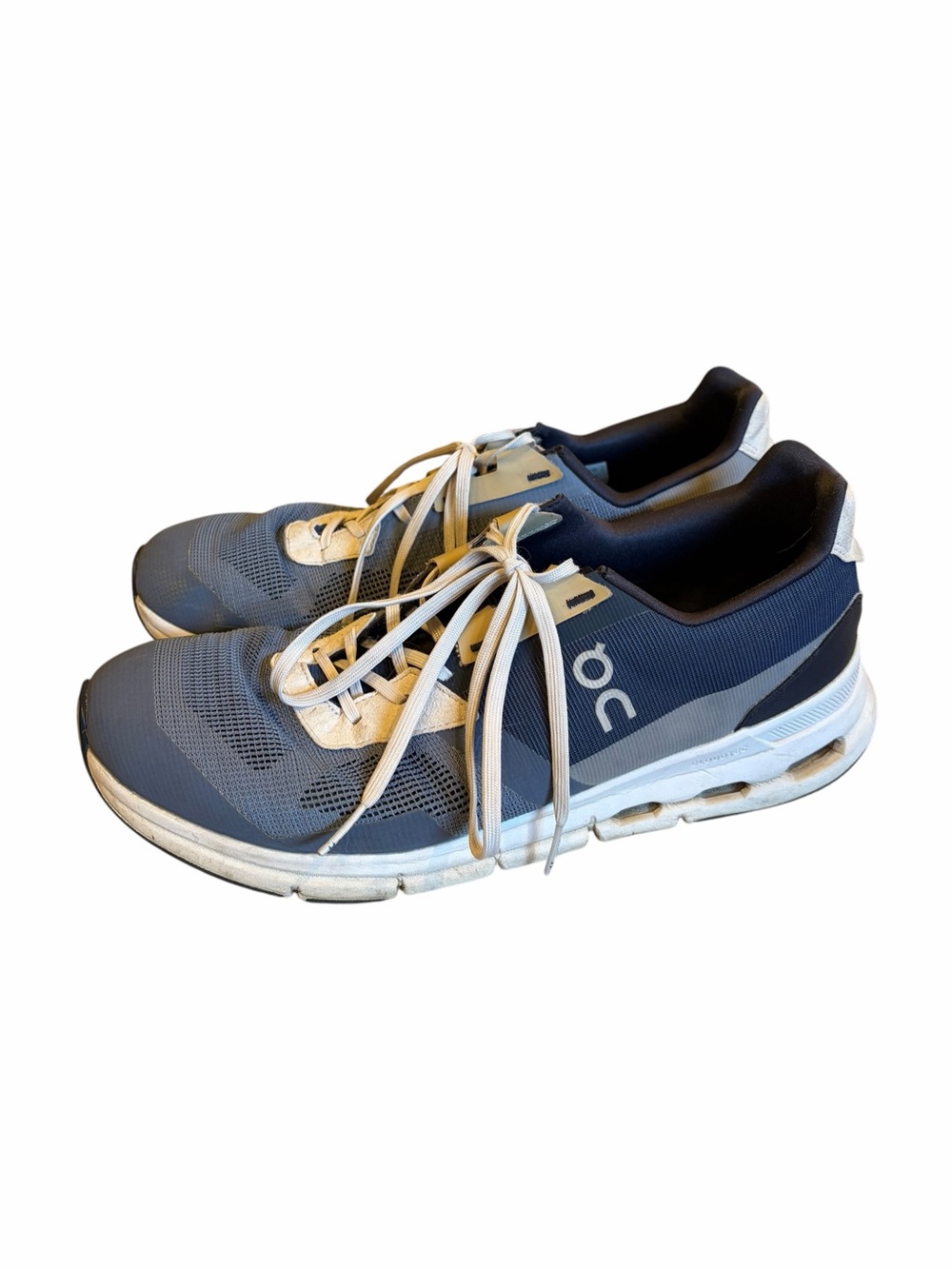 On Cloud Cloudrift Metal/Navy Mens Running Sneakers Size 10.5